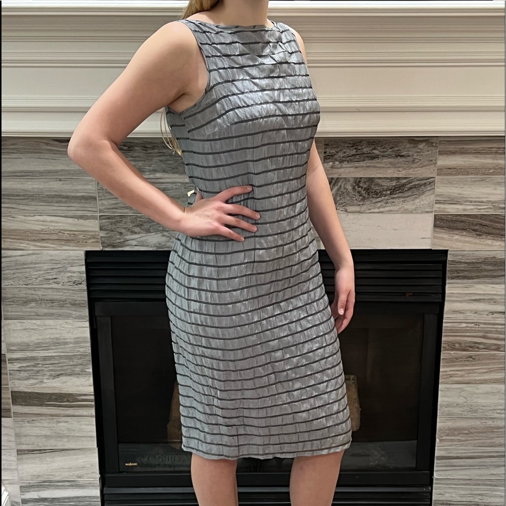 Vintage gray Finity sheath dress